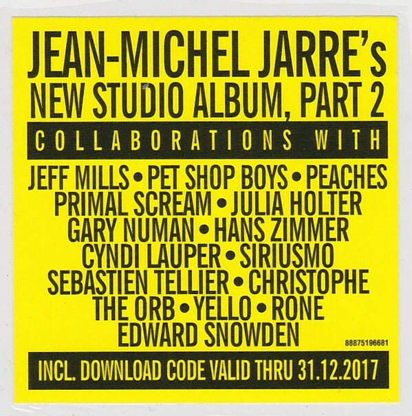 DOUBLE 2xLP VINYLE 180g ALBUM JEAN MICHEL JARRE ELECTRONICA 2 COMME NEUF 2016 - Photo 3/4