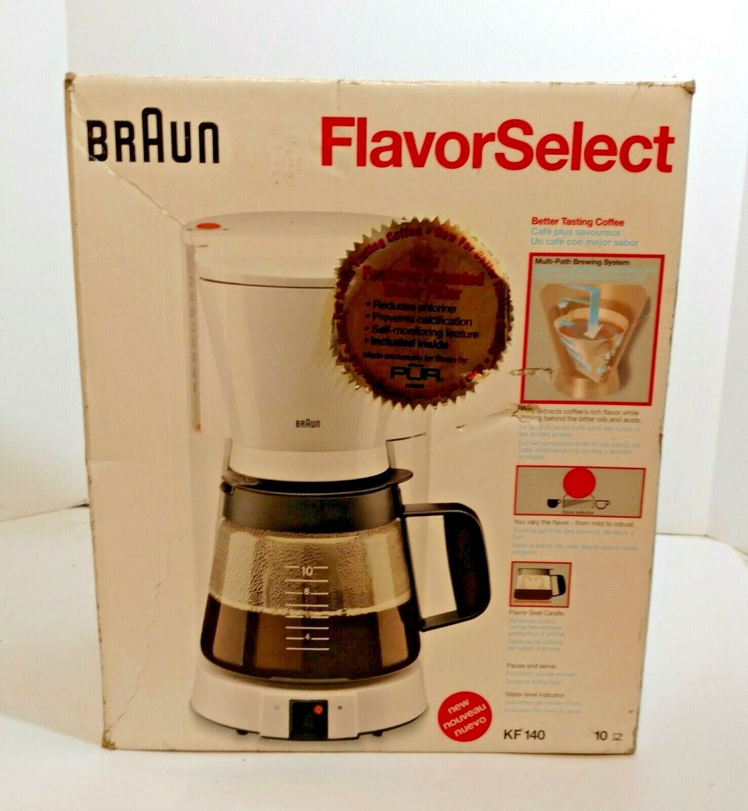 Braun Flavor Select 10 Cups Coffee 