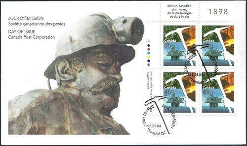🍁Canada    #1721 ULpb    "Oil Rig"      Brand New  1998 First Day Cover