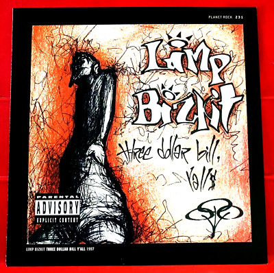 Limp Bizkit Three Dollar Bill, Yall$ Album Cover Art PICTURE / PRINT 7'' x 7''