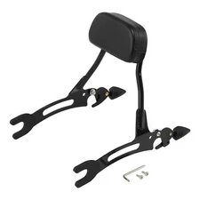 Black Passenger Sissy Bar Backrest Fit For Indian Roadmaster Dark Horse 20-24