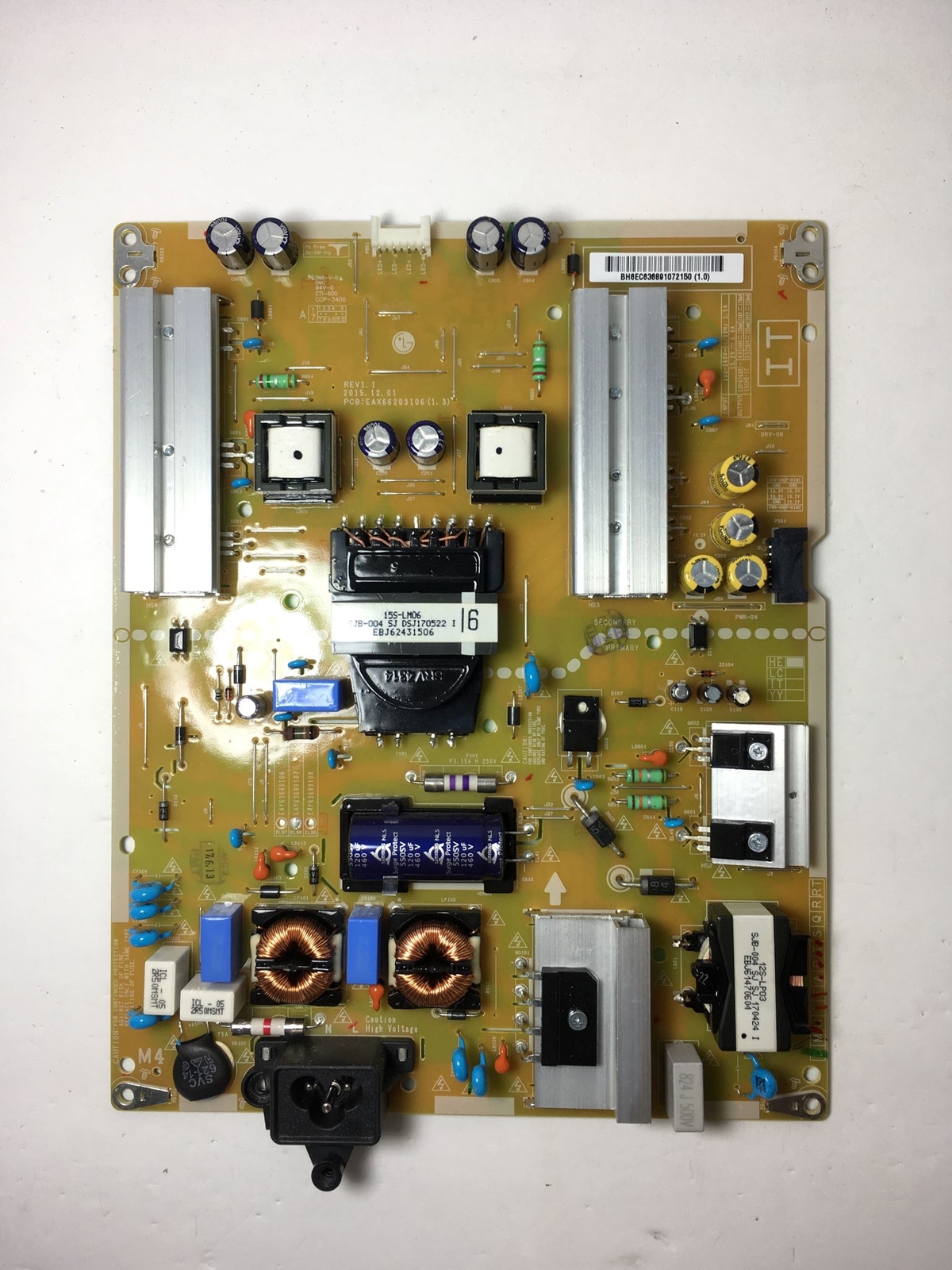 LG EAY63689107 Power Supply and LED Driver Board for TV Repair and Replacement