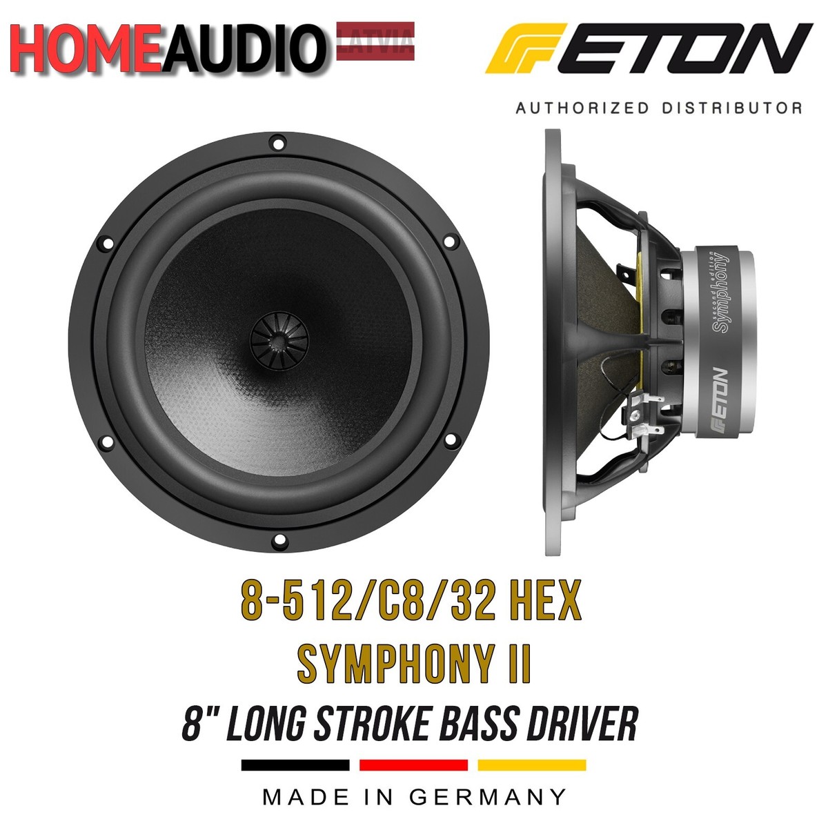 NEW! ETON 8-512/C8/32 HEX SYMPHONY II - 8