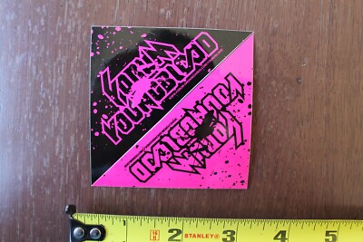Forum Snowboards Youngblood Pink Black OG SNB1 Snow Vintage Snowboarding STICKER