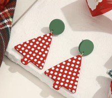 Holiday Christmas Tree Earrings