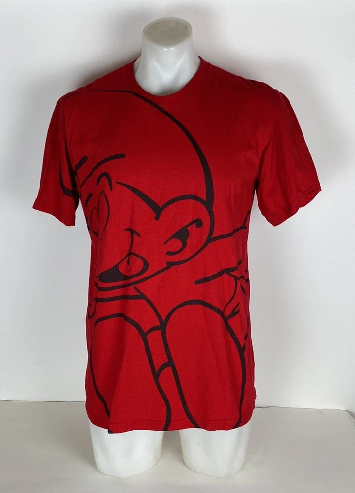T shirt homme Supreme imprimé Schtroumpfs rouges taille M