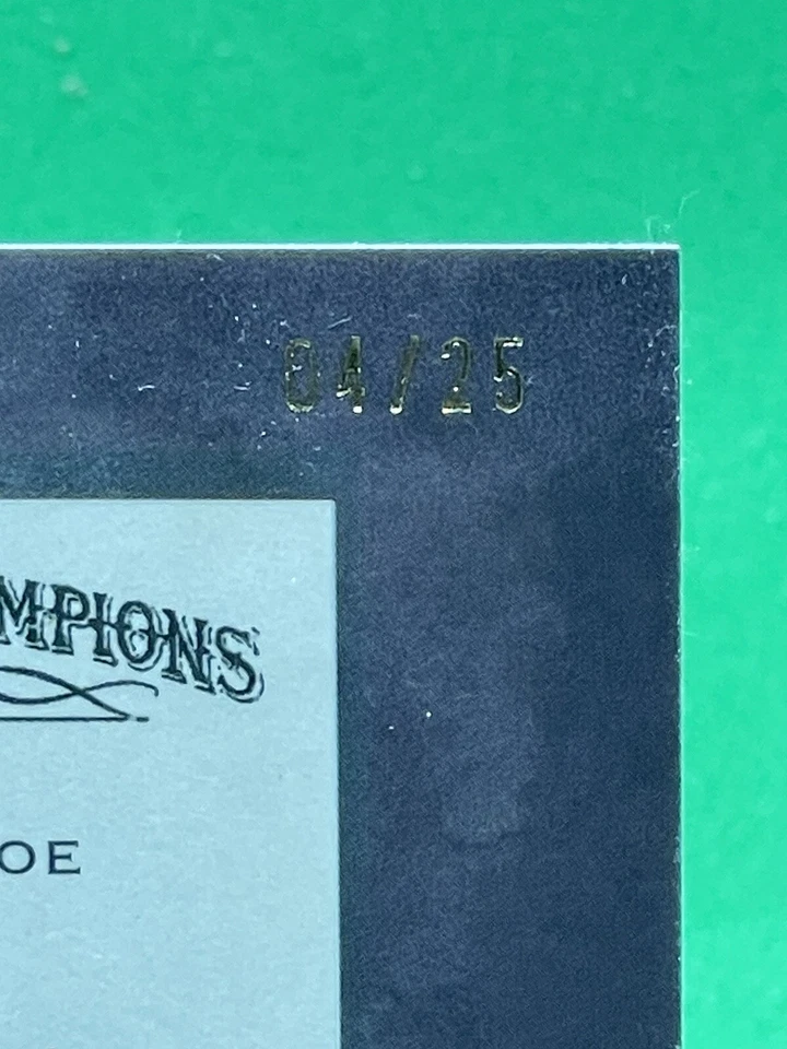 2023 Topps Allen & Ginter X Adam Lefkoe Mini AUTO Black Frame #4/25 Sportscaster - Image 3 of 4