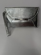 Silver Sephora Wristlet Makeup Bag