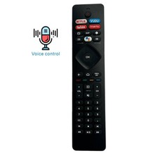 Voice Remote Control For Philips 43PFL5766/F7 55PFL5604/F7 65PFL5704/F7 TV