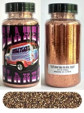 Blakes Metal Flake .015 You'll Never Take Me Alive COPPER Hot Rod Custom 2oz 