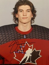Thomas MILIC Signed 8x10 Photo! NHL DRAFT PROSPECT” 2021 u18 world champs” W/COA