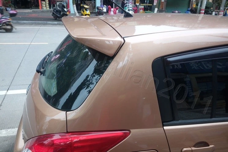 Factory Style Spoiler Wing for 2006-2010 Nissan Versa Tiida Hatchback Unpainted - Image 4 of 4