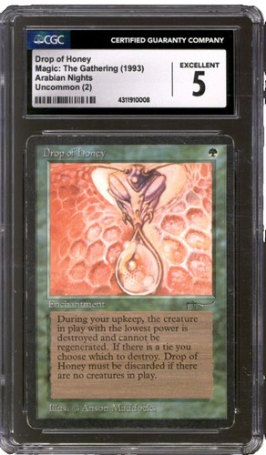 ALI FROM CAIRO, ARABIAN NIGHTS, 1993 MTG, RARE, BGS 9.0, GRADED