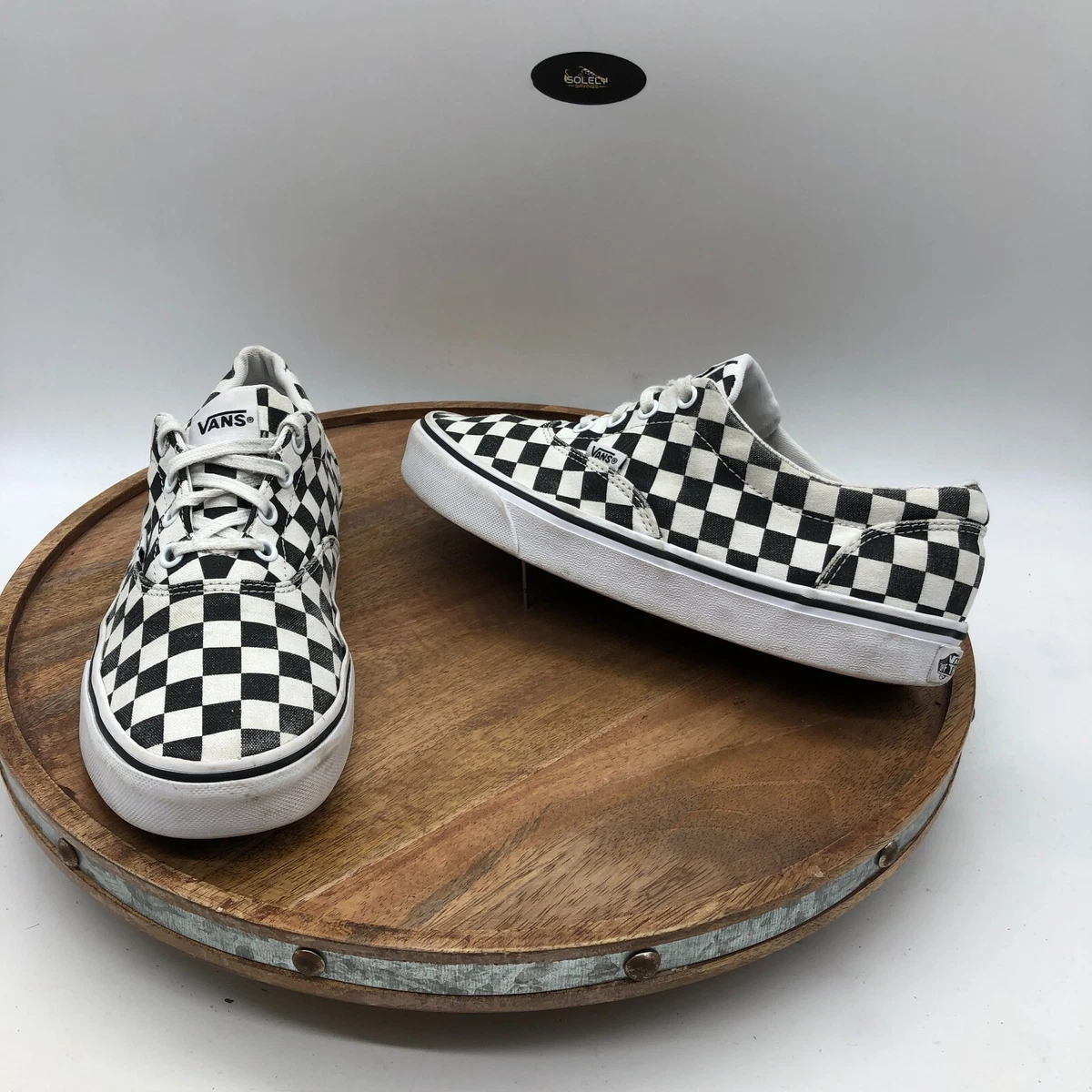 Vans golden coast authentic checkerboard deals shoes