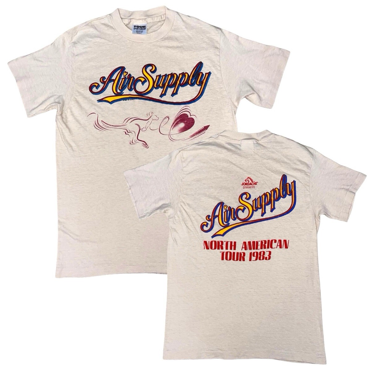 Vintage Air Supply North American Tour 1983 Men's Small Made