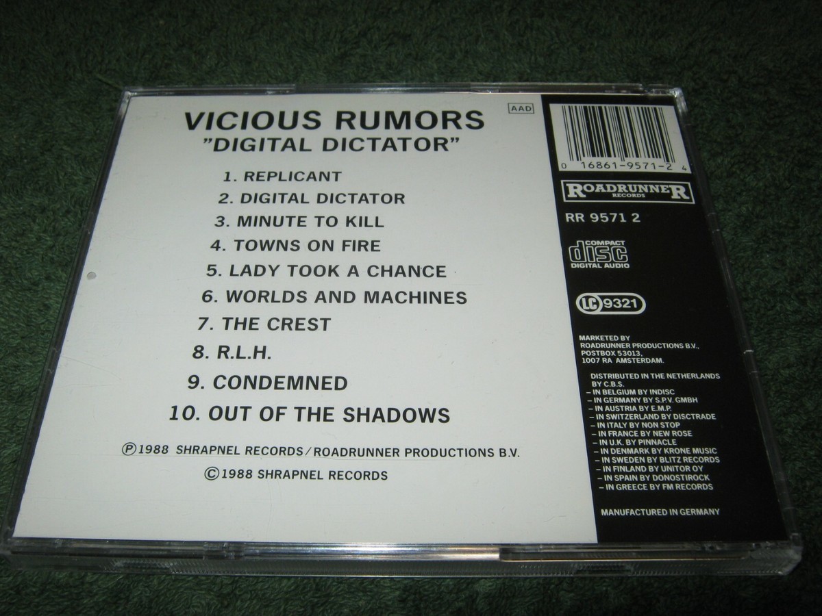 Vicious Rumors - Digital Dictator (cd)* | eBay