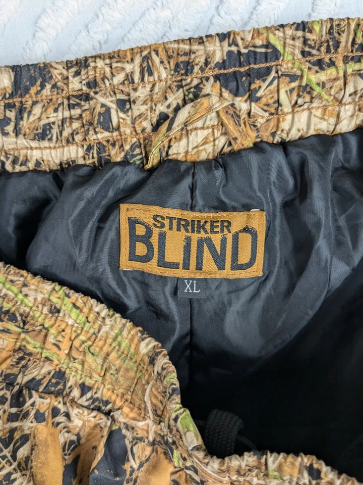 Pantalones camuflados Striker Blind Performance pato caza humedales cola de gato aislados XL Foto 3 de 4