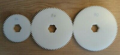 54T 55T Colchester Student 1800 change gears made to order from delrin. 2x35T