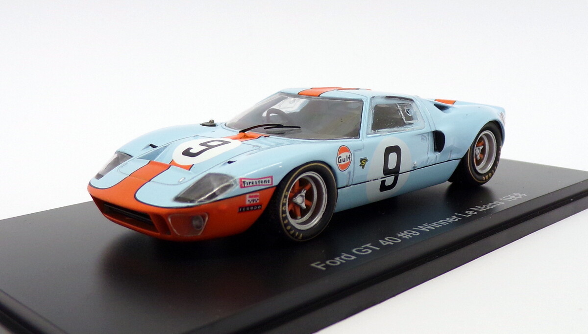 1/43 Altaya Ford GT40 #9 Le Mans 1968 Winner AL20120R