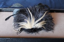 GORGEOUS Real Feather Fascinator Headband. One size fits all.