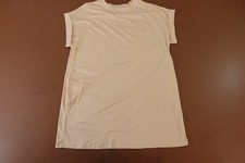 Shein Women's Size Large Beige Short Batwing Sleeve Pocketed T-Shirt Dress New