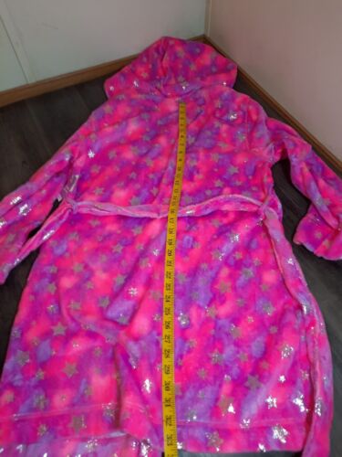 NEW Justice Girls Unicorn pink Hoodie Pool Beach Bath Swimsuit Robe Cover Up 18 - Picture 7 of 8