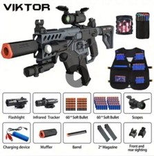 Motorized Dart Blaster Electric Automatic Toy Gun For Nerf Foam Bullets 2024