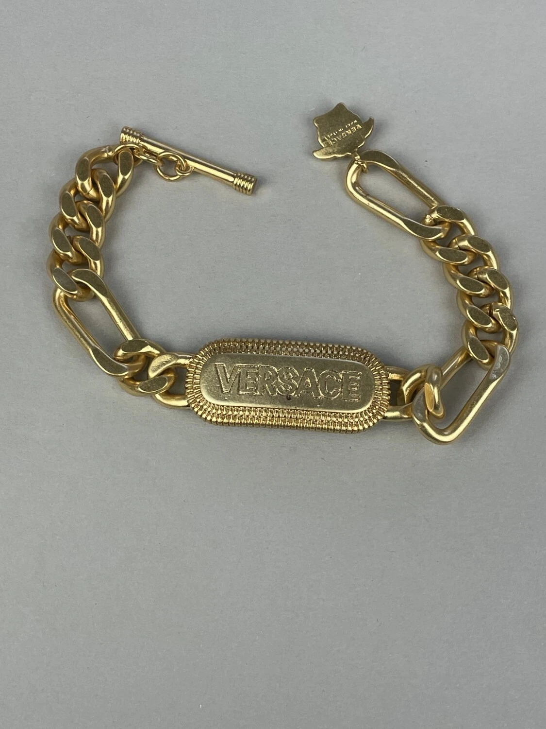 Bracciale classico Versace catena corda oro
