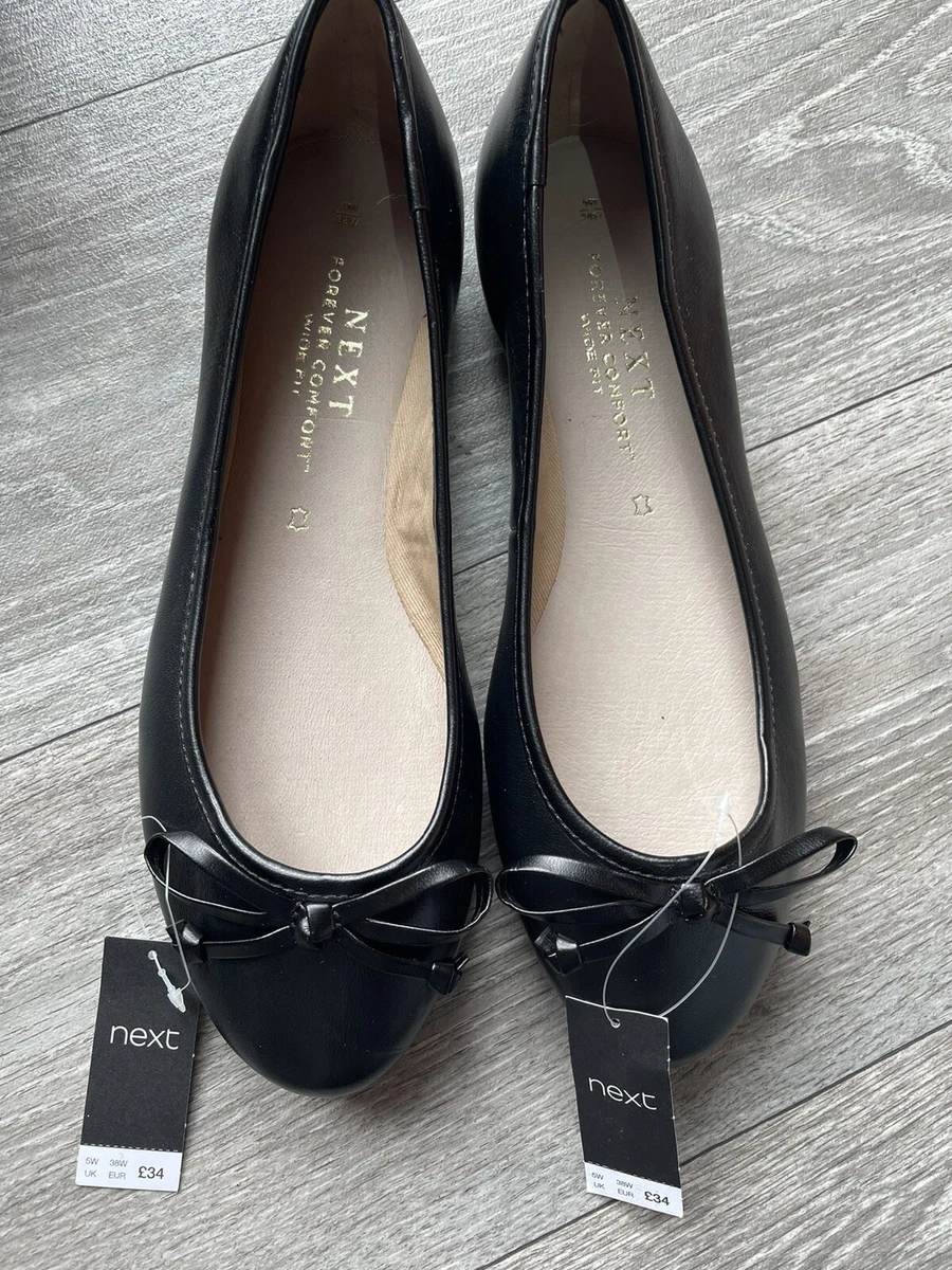 Next black sale ballet pumps