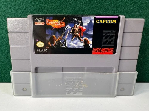 Knights of the Round (Super Nintendo SNES, 1994) Great Labels! Authentic/Sleeve