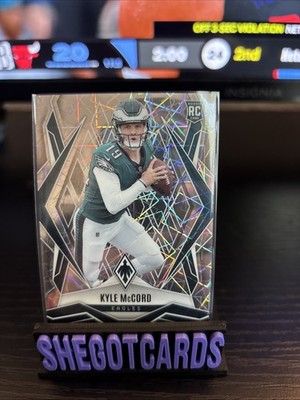 2025 Panini Phoenix #173 Kyle McCord Silver Lazer Prizm