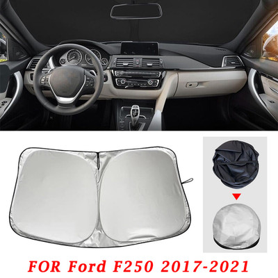 Foldable Heat Shield Blocks UV Rays 29.72x61.02'' FOR Ford F250 17-21
