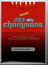 B7344- 2013 Select AFL Champions Football Cards -You Pick- 20+ FREE US SHIP