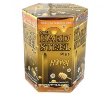 Organic Hard Steel  Honey infused W/Royal Jelly, Honey Bee Pollen 24 Sachets.