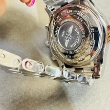 Breitling Super Avenger A13370 SS 48mm Custom Diamond Bezel Chronograph Watch 7