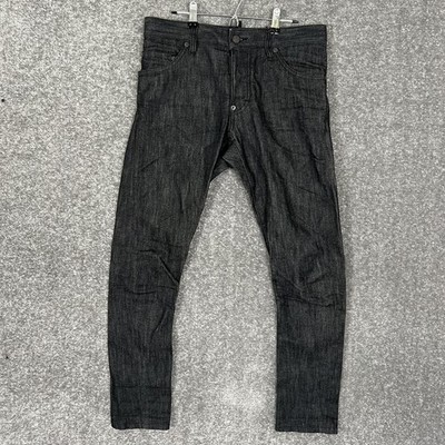Dsquared2 Made In Italy Men S Gray Biker Slim Fit Jeans Size 48 (33X29)