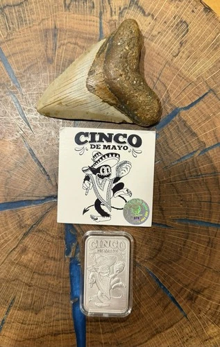 Cinco De Mayo Edition Pit Bullion .999 Silver Bar with Capsule & COA