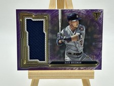 Topps 2020 Triple Threads Single Jumbo Relics Amethyst Alex Bregman /27 Astros
