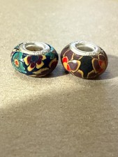 European Large Hole Polymer Beads Set of 10 BH190