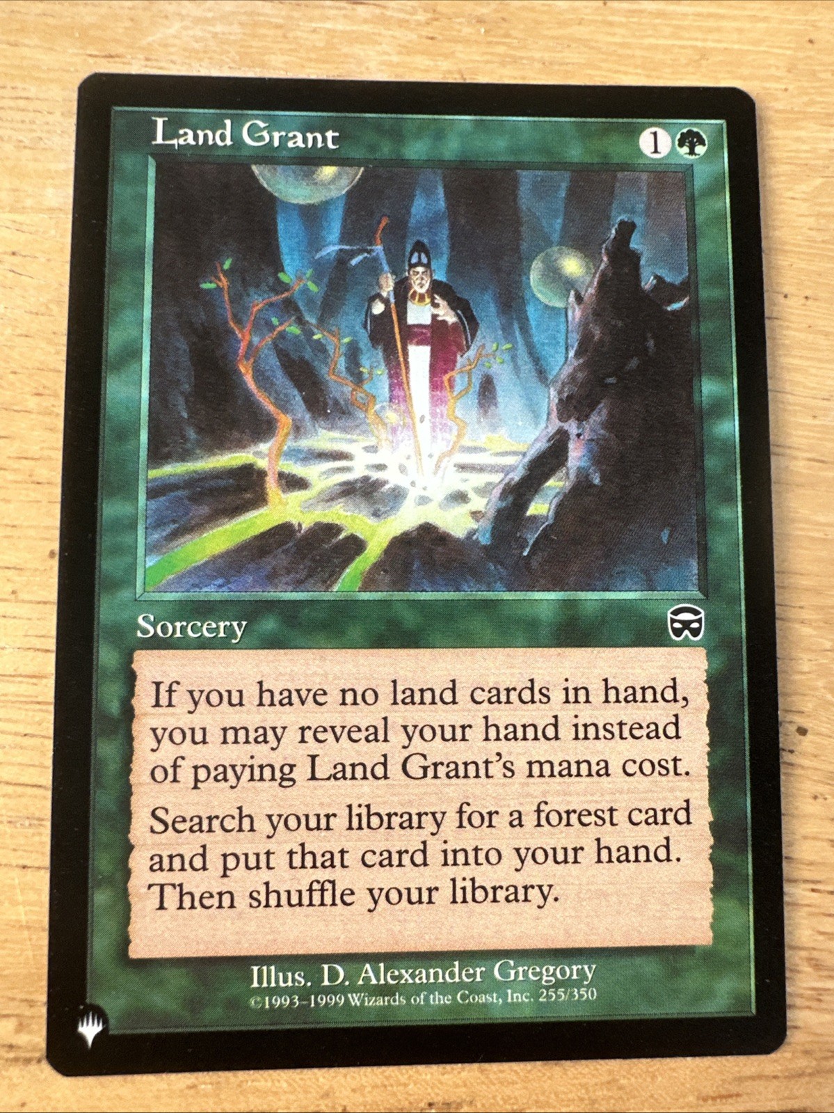 Land Grant Mercadian Masques Regular NM The List Mystery MTG Magic Card
