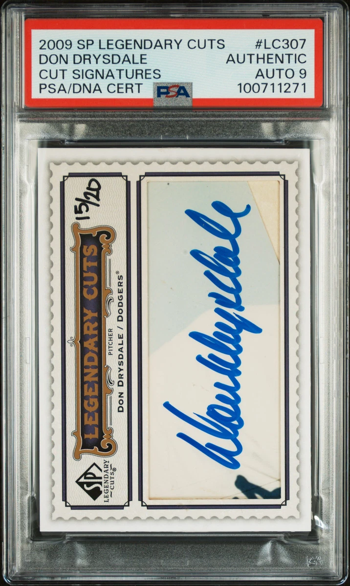 Autograph Don Drysdale Baseball Cards for sale | eBay