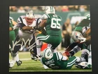 VINCE WILFORK "BUTT FUMBLE" AUTOGRAPHED NEW ENGLAND PATRIOTS 8 X 10 PHOTO