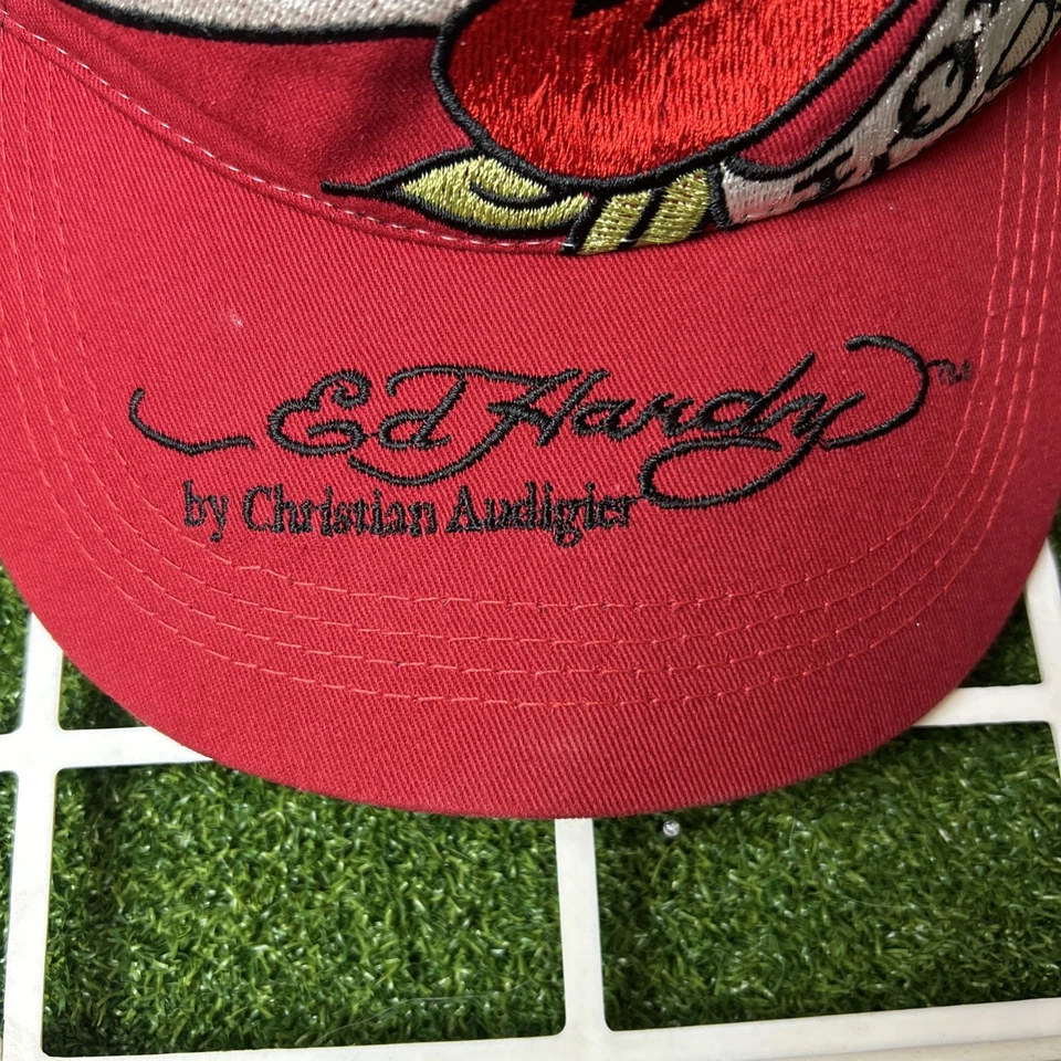 Sombrero de camionero Ed Hardy estrás Love Kills Slowly Snapback Christian Audigier Foto 2 de 4