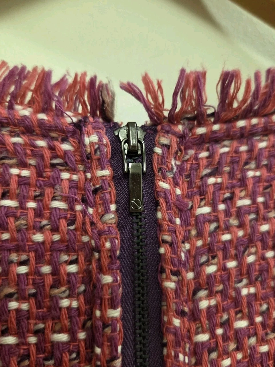 Abito donna Tory Burch 10 petula in tweed rosa