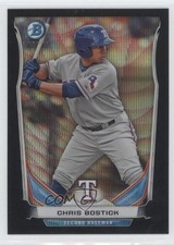 2014 Bowman Prospects Chrome Black Wave Refractor Chris Bostick #BCP78 r9o
