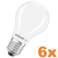 6 X Osram E27 Led Superstar Plus Leuchtmittel Matt Dimmbar 5,8W Wie 60W Warmweiß