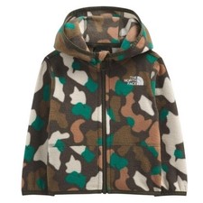 The North Face Baby Boys Glacier Full Zip Camouflage Fleece Hoodie Jacket 18-24M