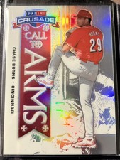2025 Panini Crusade #17 Chase Burns Call to Arms Silver