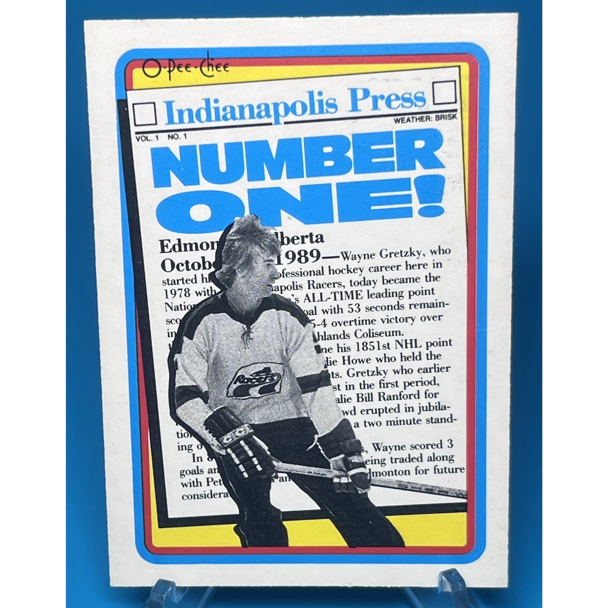 1990-91 O-Pee-Chee - Wayne Gretzky #1 Ex-Nm