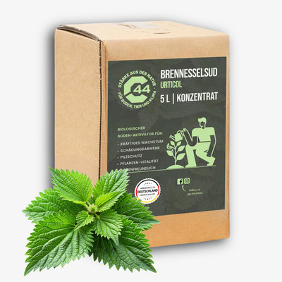 C44 Brennnesseljauche 5L Bio Konzentrat | Brennnesselsud Dünger Pflanzenschutz